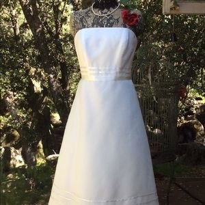 ♥️NWT David’s Bridal Strapless ALine Chiffon